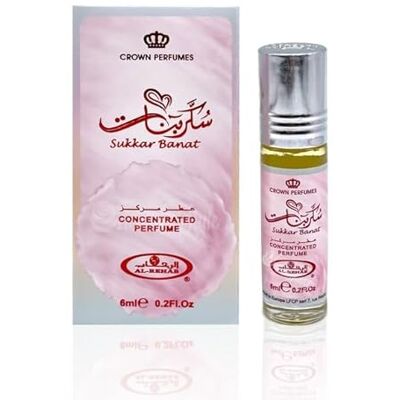 Al Rehab Parfum concentré 6 ml – Sukkar Banat Huile parfumée Misk Parfum pour homme et femme Musc - Publicité Al Rehab Parfum concentré 6 ml – Sukkar Banat Huile parfumée Misk Parfum pour homme et femme Musc - Publicité