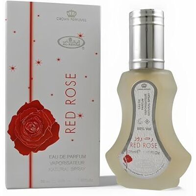 Al Rehab Eau de Parfum RED ROSE Parfum Floral Vaporisateur 35 ml Rose, Baies Roses & Vanille – Pour Femme & Homme - Publicité Al Rehab Eau de Parfum RED ROSE Parfum Floral Vaporisateur 35 ml Rose, Baies Roses & Vanille – Pour Femme & Homme - Publicité