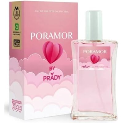 PRADY Eau de Toilette Poramor By 100 ML Parfum séduisant et passionné pour une allure captivante. Publicité PRADY Eau de Toilette Poramor By 100 ML Parfum séduisant et passionné pour une allure captivante. Publicité