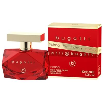Bugatti bellissima rossa Parfum pour femme 60 ml I Eau de parfum avec flacon élégant I Combinaison séduisante de mangue, de vanille, de bois de santal et de bois de cachemire I Parfum doux et élégant - Publicité Bugatti bellissima rossa Parfum pour femme 60 ml I Eau de parfum avec flacon élégant I Combinaison séduisante de mangue, de vanille, de bois de santal et de bois de cachemire I Parfum doux et élégant - Publicité