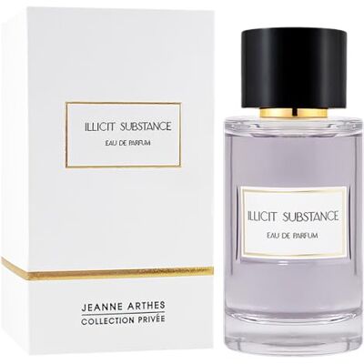 JEANNE ARTHES Collection Privée Eau de Parfum Illicit Substance Boisé & Epicé Ambre, Bois de Oud Fabriqué en France à Grasse Flacon Vaporisateur 100 ml - Publicité JEANNE ARTHES Collection Privée Eau de Parfum Illicit Substance Boisé & Epicé Ambre, Bois de Oud Fabriqué en France à Grasse Flacon Vaporisateur 100 ml - Publicité