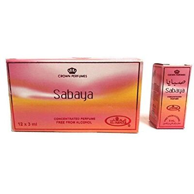 Al Rehab Pack de 12 Musc Parfum Sabaya 3ml 100% Huile - Publicité Al Rehab Pack de 12 Musc Parfum Sabaya 3ml 100% Huile - Publicité