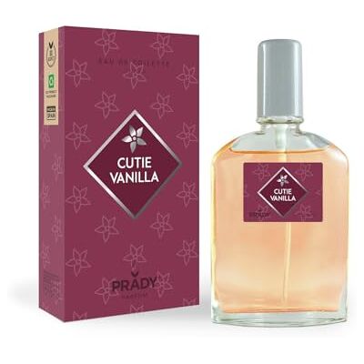 PRADY Cutie Vanilla Eau de Toilette Unisexe 100 ml Parfum Sucré & enveloppant à la vanille pour un usage quotidien - Publicité PRADY Cutie Vanilla Eau de Toilette Unisexe 100 ml Parfum Sucré & enveloppant à la vanille pour un usage quotidien - Publicité