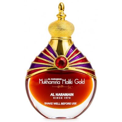 Al Haramain Perfumes Mukhamria Maliki Gold Huile 30 ml - Publicité Al Haramain Perfumes Mukhamria Maliki Gold Huile 30 ml - Publicité