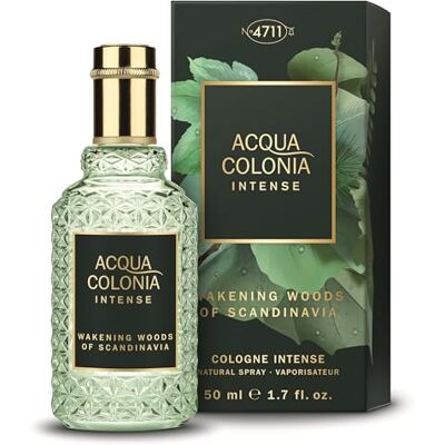 4711 Acqua Colonia® Intense Wakening Woods of Scandinavia Eau de Cologne aromatique boisée Bien-être pour les sens Spray naturel 50 ml - Publicité 4711 Acqua Colonia® Intense Wakening Woods of Scandinavia Eau de Cologne aromatique boisée Bien-être pour les sens Spray naturel 50 ml - Publicité