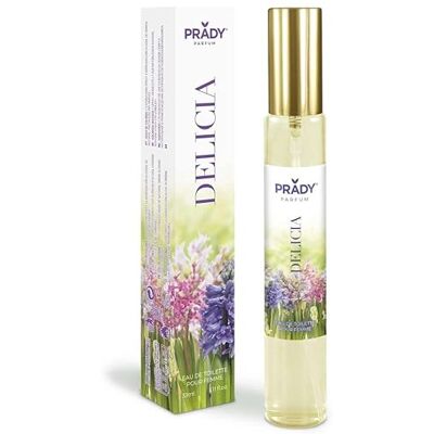 PRADY Eau de Toilette Delicia 33 ML Parfum gourmand et séduisant pour une touche de charme irrésistible. Publicité PRADY Eau de Toilette Delicia 33 ML Parfum gourmand et séduisant pour une touche de charme irrésistible. Publicité