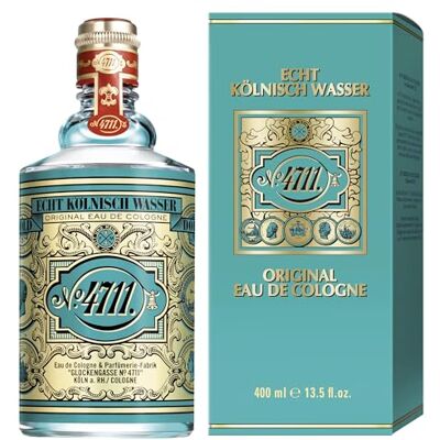 4711 Eau de Cologne Originale ® Eau de Cologne 300 ml Flacon Molanus Parfum classique dans un flacon emblématique Unisexe Bénéfique pour le corps, l'esprit et l'âme - Publicité 4711 Eau de Cologne Originale ® Eau de Cologne 300 ml Flacon Molanus Parfum classique dans un flacon emblématique Unisexe Bénéfique pour le corps, l'esprit et l'âme - Publicité