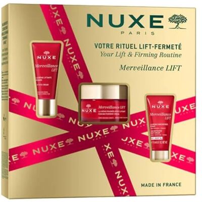 Nuxe Coffret Noël Merveillance Lift Votre rituel lift-fermeté - Publicité Nuxe Coffret Noël Merveillance Lift Votre rituel lift-fermeté - Publicité