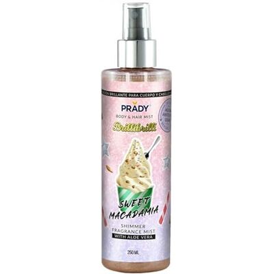 Prady Body & Hair Mist Sweet Macadamia - Brume pour corps et cheveux - Publicité Prady Body & Hair Mist Sweet Macadamia - Brume pour corps et cheveux - Publicité