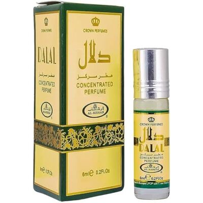 Al Rehab Parfum DALAL 6 ml Gourmand Sucré Vanille Caramel Agrume – Huile Parfumée Orientale pour Femme et Homme Sans Alcool - Publicité Al Rehab Parfum DALAL 6 ml Gourmand Sucré Vanille Caramel Agrume – Huile Parfumée Orientale pour Femme et Homme Sans Alcool - Publicité