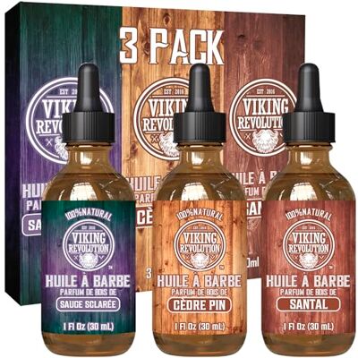 Viking - Beard Oil Conditioner - Santal - Pin - Cèdre - Publicité Viking - Beard Oil Conditioner - Santal - Pin - Cèdre - Publicité
