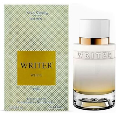 SPPC Paris Bleu Parfums - Writer White - Eau de Toilette - Publicité SPPC Paris Bleu Parfums - Writer White - Eau de Toilette - Publicité