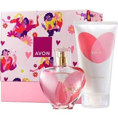 AVON Love U Coffret cadeau pour femme Eau de parfum Spray & Lotion pour le corps - Publicité AVON Love U Coffret cadeau pour femme Eau de parfum Spray & Lotion pour le corps - Publicité