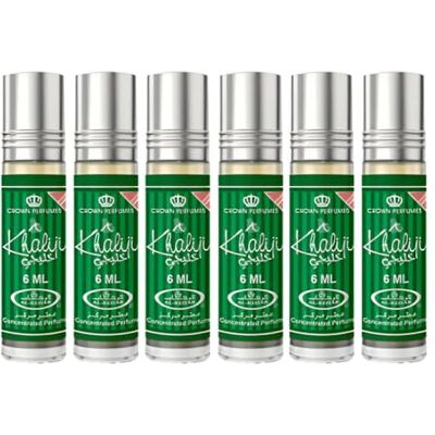 Al Rehab Lot de Parfums KHALIJI Attar Authentique Sans Alcool Halal 6 ml 100% Huile de Qualité Supérieure - Publicité Al Rehab Lot de Parfums KHALIJI Attar Authentique Sans Alcool Halal 6 ml 100% Huile de Qualité Supérieure - Publicité