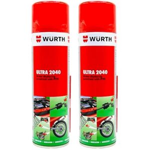 Wuerth WURTH Ultra 2040 Multi-usage Lubrifiant, Pénétrateur et eau déplaceur 2 x 500ML BOITE - Publicité Wuerth WURTH Ultra 2040 Multi-usage Lubrifiant, Pénétrateur et eau déplaceur 2 x 500ML BOITE - Publicité