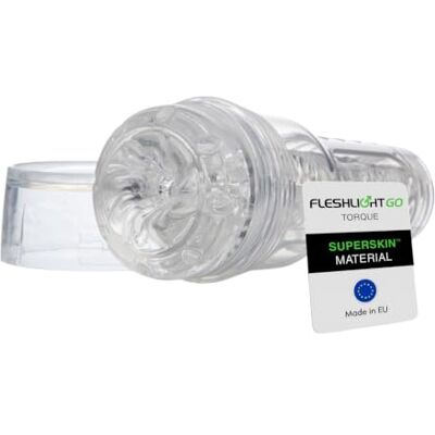 Fleshlight GO Torque Ice discret et stable en matériau SuperSkin réaliste - Publicité Fleshlight GO Torque Ice discret et stable en matériau SuperSkin réaliste - Publicité