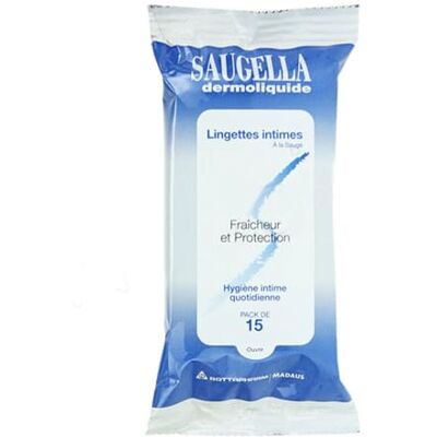 Saugella Dermoliquide Bleu - Publicité Saugella Dermoliquide Bleu - Publicité