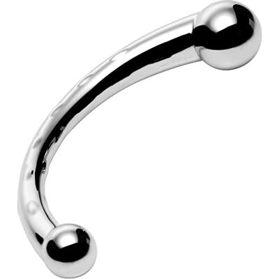 Master Series The Curvy Steel G-Spot Dildo - Publicité Master Series The Curvy Steel G-Spot Dildo - Publicité