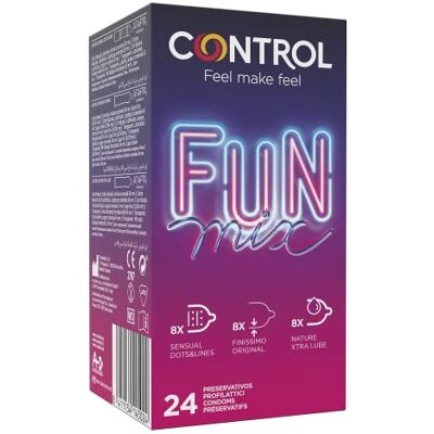 CONTROL Lot de 24 préservatifs naturels sans parfum (lot de 1) - Publicité CONTROL Lot de 24 préservatifs naturels sans parfum (lot de 1) - Publicité