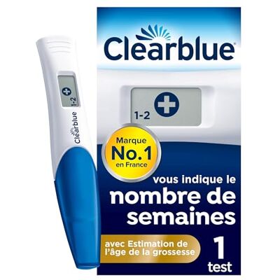 Clearblue Test de grossesse digital indication du nombre de semaines, 1 - Publicité Clearblue Test de grossesse digital indication du nombre de semaines, 1 - Publicité