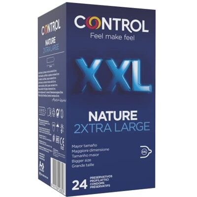 CONTROL Nature XXL Préservatifs taille double extra large 24 prophylactiques - Publicité CONTROL Nature XXL Préservatifs taille double extra large 24 prophylactiques - Publicité