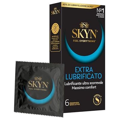 SKYN Préservatifs Extra Lubrificato 6 Pezzi - Publicité SKYN Préservatifs Extra Lubrificato 6 Pezzi - Publicité