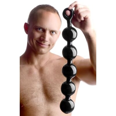 Master Series Black Baller Anal Beads - Publicité Master Series Black Baller Anal Beads - Publicité