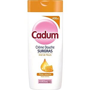 Cadum Crème de douche surgras, Huile d'amandes douces bio et miel de fleurs bio, Peau sèche protégée Le flacon de 400ml - Publicité Cadum Crème de douche surgras, Huile d'amandes douces bio et miel de fleurs bio, Peau sèche protégée Le flacon de 400ml - Publicité