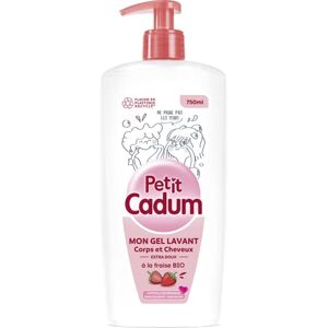 Cadum Petit Gel Lavant Corps et Cheveux Ultra Doux Extrait de Fraise Bio - Publicité Cadum Petit Gel Lavant Corps et Cheveux Ultra Doux Extrait de Fraise Bio - Publicité