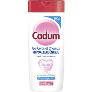Cadum Hypoallergénique Gel Corps et Cheveux 400 ml - Publicité Cadum Hypoallergénique Gel Corps et Cheveux 400 ml - Publicité