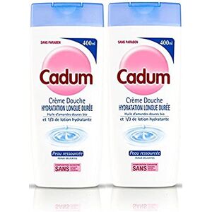 Cadum Crème Douche Hydratation Longue Durée à l'Huile d'Amandes Douces, Bio, 2 x 400ml - Publicité Cadum Crème Douche Hydratation Longue Durée à l'Huile d'Amandes Douces, Bio, 2 x 400ml - Publicité