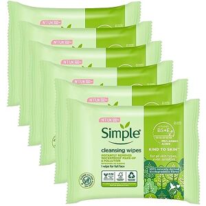 Simple - Kind to Skin - Lingettes faciales - Glycérine - Publicité Simple - Kind to Skin - Lingettes faciales - Glycérine - Publicité