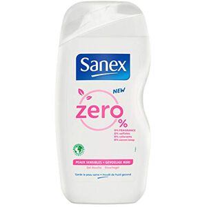 Sanex Lot de 3 gels douche « Zero% Sensitive Skin » pour peaux sensibles – 500 ml - Publicité Sanex Lot de 3 gels douche « Zero% Sensitive Skin » pour peaux sensibles – 500 ml - Publicité