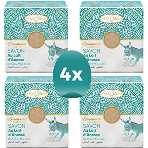 Phytoflora Savon Lait d'Ânesse,avec Porte Savon,Pack familial, 4x125gr,Acné Eczéma Ride PointNoir Psoriasis   Visage   Tous Peaux   4 pièce - Publicité Phytoflora Savon Lait d'Ânesse,avec Porte Savon,Pack familial, 4x125gr,Acné Eczéma Ride PointNoir Psoriasis   Visage   Tous Peaux   4 pièce - Publicité