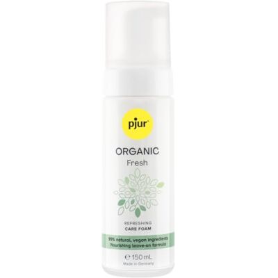 pjur ORGANIC Fresh (150ml) Mousse nettoyante intime Utilisation facile sans eau Sans parfum - Publicité pjur ORGANIC Fresh (150ml) Mousse nettoyante intime Utilisation facile sans eau Sans parfum - Publicité