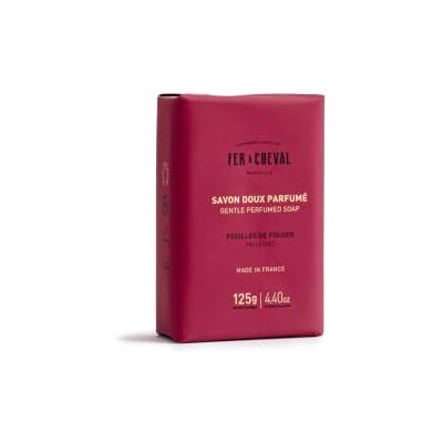 Fer à Cheval Savon Doux Parfumé Feuilles de Figuier, 125g,Enrichi en Huile d'Argan et Beurre de Karité Bio, 97% d'Ingrédients d'Origine Naturelle, Sans Parabènes, SLS, ALS, PEG et EDTA - Publicité Fer à Cheval Savon Doux Parfumé Feuilles de Figuier, 125g,Enrichi en Huile d'Argan et Beurre de Karité Bio, 97% d'Ingrédients d'Origine Naturelle, Sans Parabènes, SLS, ALS, PEG et EDTA - Publicité