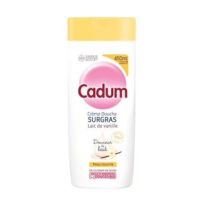Cadum - Crème Douche Surgras - Vanilla Milk - Shower cream - Publicité Cadum - Crème Douche Surgras - Vanilla Milk - Shower cream - Publicité