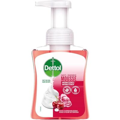 Dettol Douceur de mousse Savon pour les Mains Rose & Fleur de Cerisier - Publicité Dettol Douceur de mousse Savon pour les Mains Rose & Fleur de Cerisier - Publicité