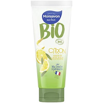 Monsavon Gel Douche Bio Citron et Verveine, 200 ml - Publicité Monsavon Gel Douche Bio Citron et Verveine, 200 ml - Publicité