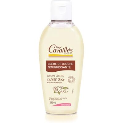 Rogé Cavaillès Creme De Douche Au Beurre De Karite Et Magnolia 75ml Surgras Actif - Publicité Rogé Cavaillès Creme De Douche Au Beurre De Karite Et Magnolia 75ml Surgras Actif - Publicité