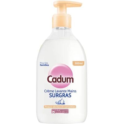 Cadum Surgras Crème Lavante Surgras, 500ml - Publicité Cadum Surgras Crème Lavante Surgras, 500ml - Publicité