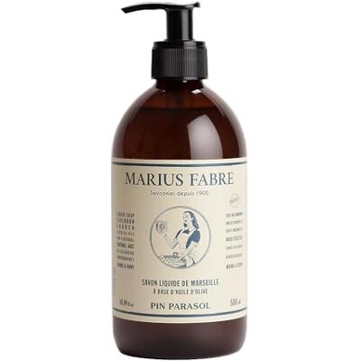 Marius Fabre Savonnerie & Cie Savon Liquide De Marseille 500 Ml Pompe Pin Parasol Nature - Publicité Marius Fabre Savonnerie & Cie Savon Liquide De Marseille 500 Ml Pompe Pin Parasol Nature - Publicité