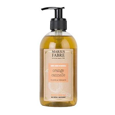 Marius Fabre Savon Liquide de Marseille Orange Cannelle, Taille 400 ML - Publicité Marius Fabre Savon Liquide de Marseille Orange Cannelle, Taille 400 ML - Publicité