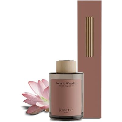 Jean & Len Diffuseur Lotus & Nénuphar, parfum délicat et sensuel, végan, 100 ml - Publicité Jean & Len Diffuseur Lotus & Nénuphar, parfum délicat et sensuel, végan, 100 ml - Publicité