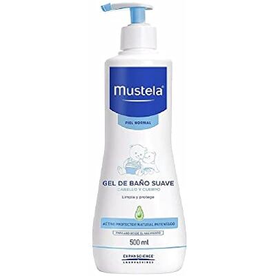 Mustela Must.Baño Gel Dermolim.500C/V - Publicité Mustela Must.Baño Gel Dermolim.500C/V - Publicité