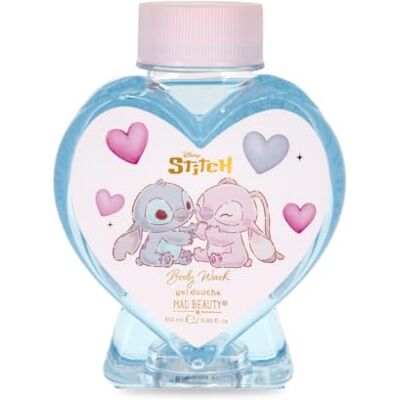MAD Beauty Disney Stitch Gel douche I Heart Stitch 350 ml Pivoine et fleur de cerisier Bouteille en forme de cœur Cadeau de gel douche Licence officielle Lilo & Stitch - Publicité MAD Beauty Disney Stitch Gel douche I Heart Stitch 350 ml Pivoine et fleur de cerisier Bouteille en forme de cœur Cadeau de gel douche Licence officielle Lilo & Stitch - Publicité