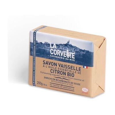 La Corvette Savon au citron et bicarbonate - Savon - Publicité La Corvette Savon au citron et bicarbonate - Savon - Publicité