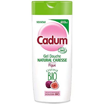 Cadum Gel Douche Natural Caresse Figue Bio 400ml - Publicité Cadum Gel Douche Natural Caresse Figue Bio 400ml - Publicité