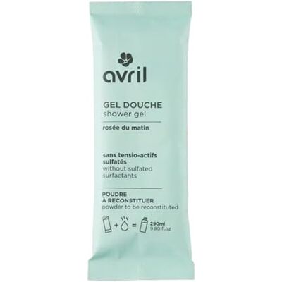 Avril Gel Douche en Poudre à Reconstituer Bio – Gel Douche Naturel Vegan, Certifié Cosmos Organic, Format Éco-Responsable (Rosée du Matin) - Publicité Avril Gel Douche en Poudre à Reconstituer Bio – Gel Douche Naturel Vegan, Certifié Cosmos Organic, Format Éco-Responsable (Rosée du Matin) - Publicité