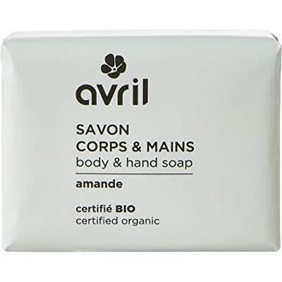 Avril Savon solide 100 gr Amande Certifié Bio Cosmos Organic - Publicité Avril Savon solide 100 gr Amande Certifié Bio Cosmos Organic - Publicité